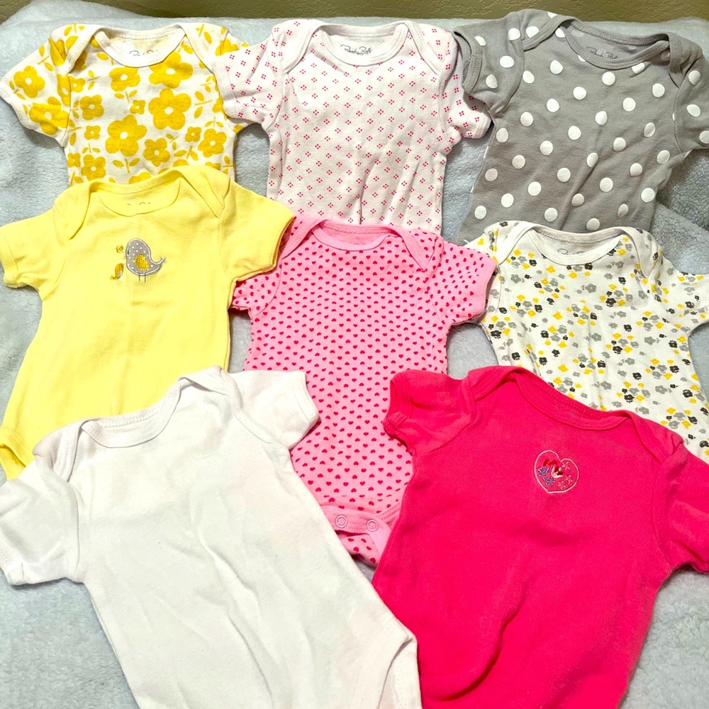 GUC infant girls Rene Rofe onesie bundle